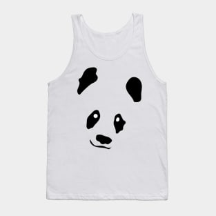 Minimalistic panda design Tank Top